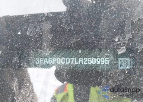 2020 Ford Fusion Sel z USA, uszkodzony, nr VIN 3FA6P0CD7LR250995